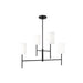 Visual Comfort Studio Canada - Four Light Chandelier - Key - Midnight Black- Union Lighting Luminaires Decor