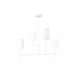 Visual Comfort Studio Canada - Four Light Chandelier - Key - Matte White- Union Lighting Luminaires Decor