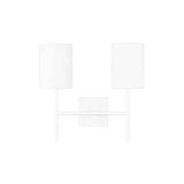 Visual Comfort Studio Canada - Two Light Wall Sconce - Key - Matte White- Union Lighting Luminaires Decor