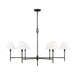 Visual Comfort Studio Canada - Six Light Chandelier - Ridgewood - Aged Iron- Union Lighting Luminaires Decor