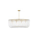 Visual Comfort Studio Canada - Ten Light Pendant - Pierce - Burnished Brass- Union Lighting Luminaires Decor
