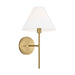 Visual Comfort Studio Canada - One Light Wall Sconce - Ridgewood - Burnished Brass- Union Lighting Luminaires Decor