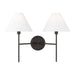 Visual Comfort Studio Canada - Two Light Wall Sconce - Ridgewood - Aged Iron- Union Lighting Luminaires Decor