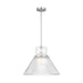 Visual Comfort Studio Canada - One Light Pendant - Liouet - Brushed Nickel- Union Lighting Luminaires Decor