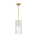 Visual Comfort Studio Canada - One Light Pendant - Liouet - Satin Brass- Union Lighting Luminaires Decor