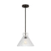 Visual Comfort Studio Canada - One Light Pendant - Liouet - Midnight Black- Union Lighting Luminaires Decor
