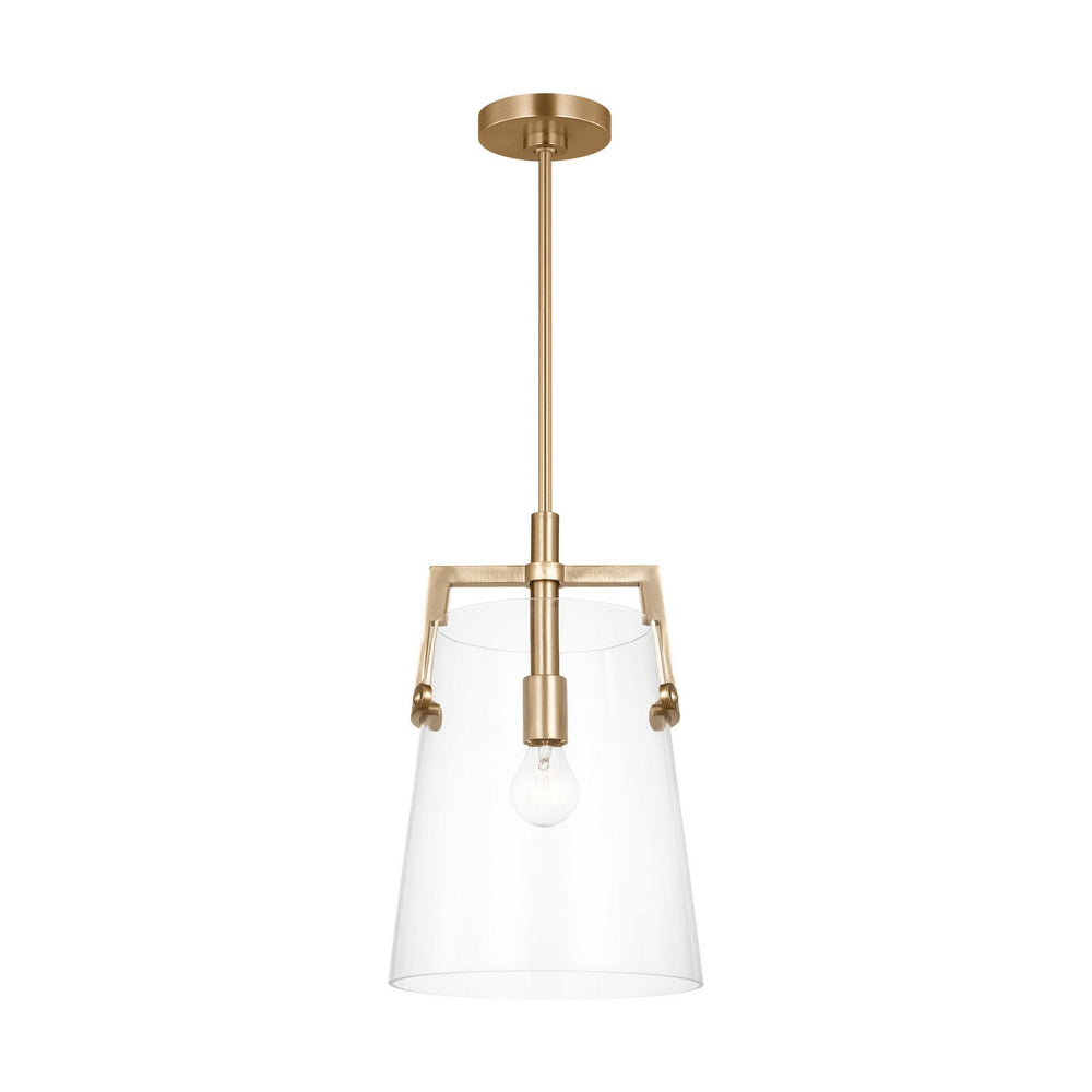 Visual Comfort Studio Canada - One Light Pendant - Crofton - Satin Brass- Union Lighting Luminaires Decor
