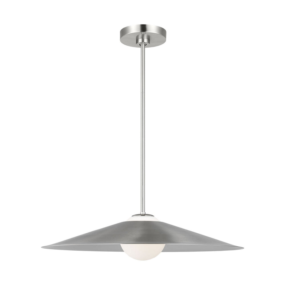 Visual Comfort Studio Canada - One Light Pendant - Astra - Brushed Nickel- Union Lighting Luminaires Decor