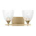 Visual Comfort Studio Canada - Two Light Vanity - Toffino - Satin Brass- Union Lighting Luminaires Decor