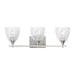 Visual Comfort Studio Canada - Three Light Vanity - Toffino - Brushed Nickel- Union Lighting Luminaires Decor