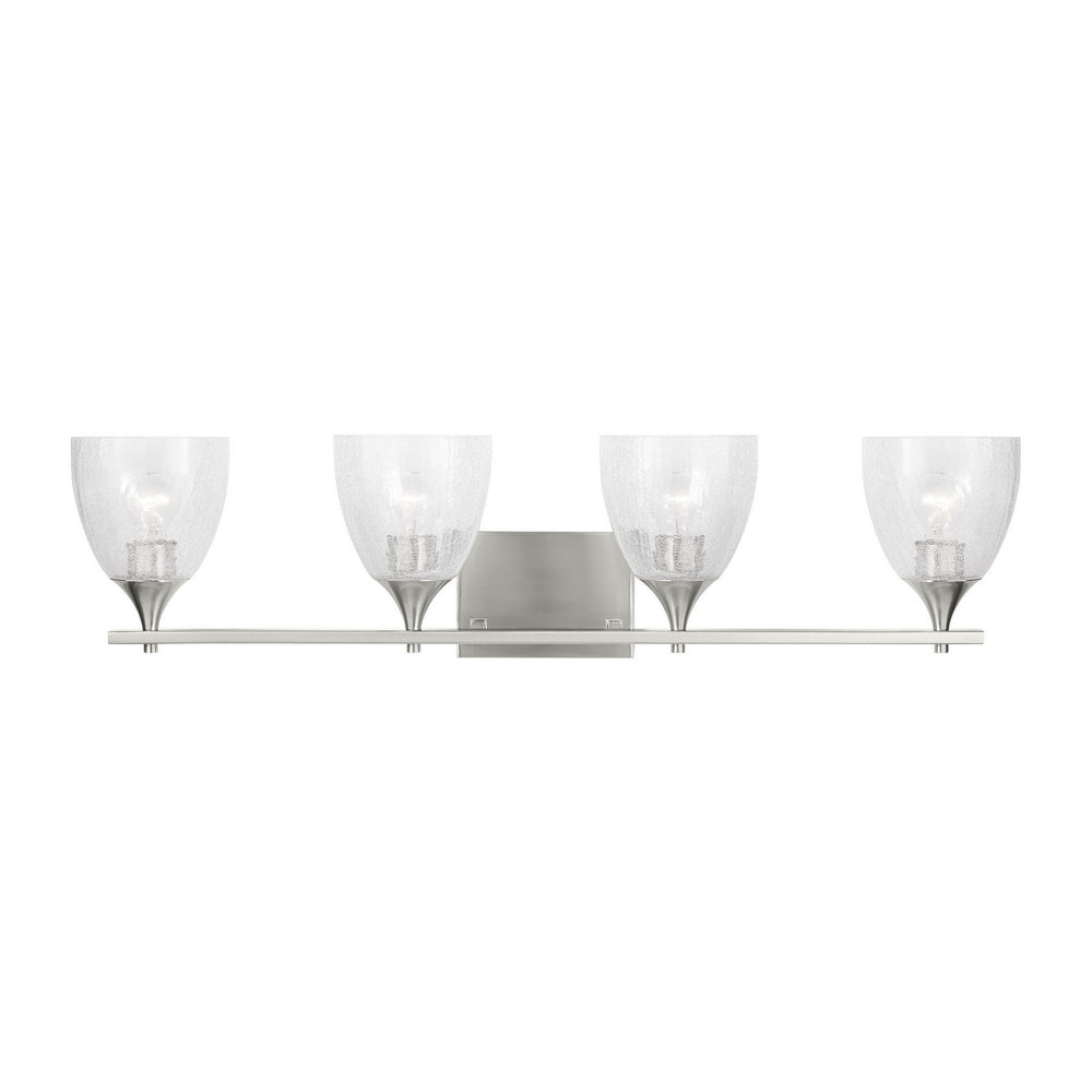 Visual Comfort Studio Canada - Four Light Vanity - Toffino - Brushed Nickel- Union Lighting Luminaires Decor
