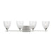 Visual Comfort Studio Canada - Four Light Vanity - Toffino - Brushed Nickel- Union Lighting Luminaires Decor