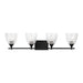 Visual Comfort Studio Canada - Four Light Vanity - Toffino - Midnight Black- Union Lighting Luminaires Decor