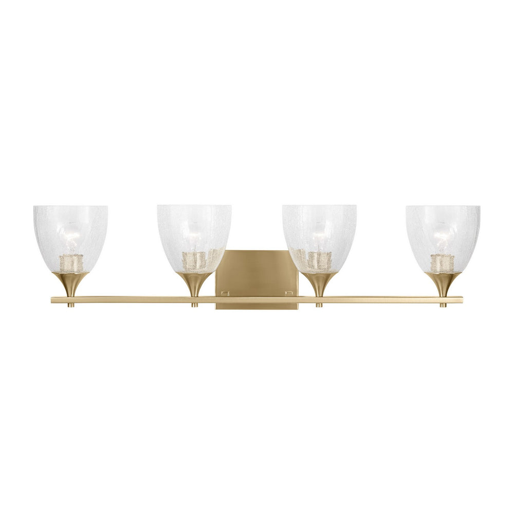 Visual Comfort Studio Canada - Four Light Vanity - Toffino - Satin Brass- Union Lighting Luminaires Decor