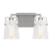 Visual Comfort Studio Canada - Two Light Vanity - Crofton - Brushed Nickel- Union Lighting Luminaires Decor