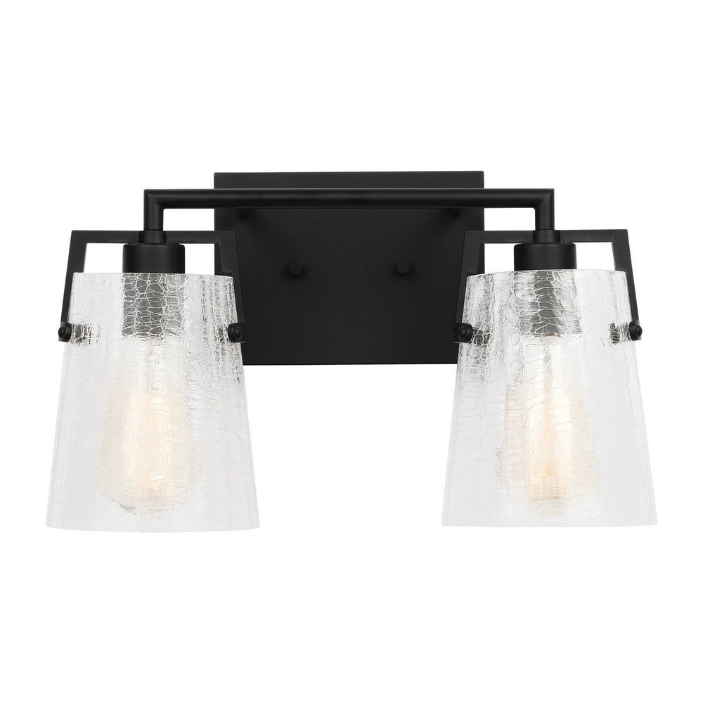 Visual Comfort Studio Canada - Two Light Vanity - Crofton - Midnight Black- Union Lighting Luminaires Decor