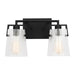 Visual Comfort Studio Canada - Two Light Vanity - Crofton - Midnight Black- Union Lighting Luminaires Decor