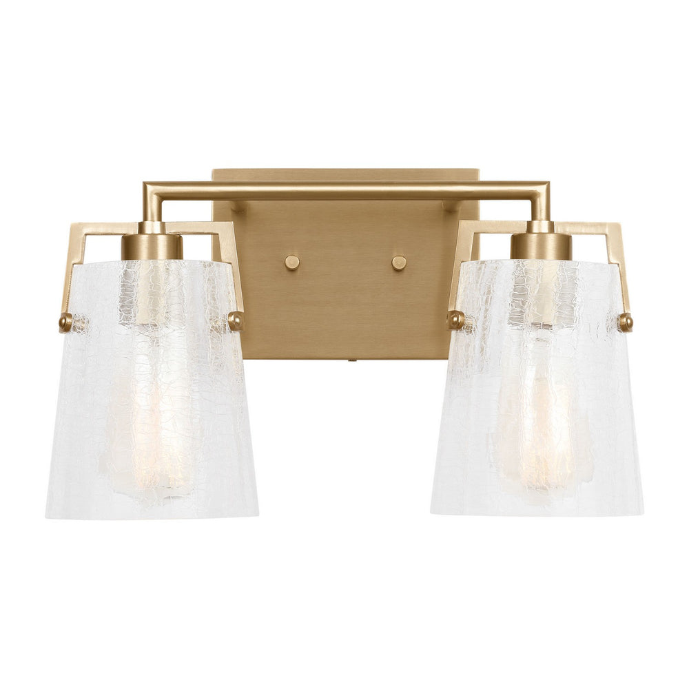 Visual Comfort Studio Canada - Two Light Vanity - Crofton - Satin Brass- Union Lighting Luminaires Decor