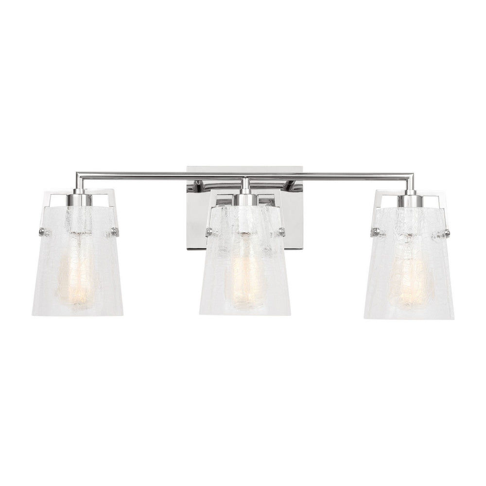 Visual Comfort Studio Canada - Three Light Vanity - Crofton - Chrome- Union Lighting Luminaires Decor