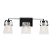 Visual Comfort Studio Canada - Three Light Vanity - Crofton - Midnight Black- Union Lighting Luminaires Decor
