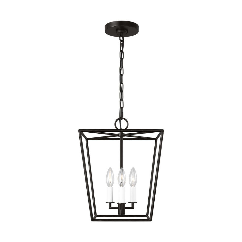 Visual Comfort Studio Canada - Three Light Lantern - Viota - Aged Iron- Union Lighting Luminaires Decor