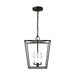 Visual Comfort Studio Canada - Three Light Lantern - Viota - Aged Iron- Union Lighting Luminaires Decor