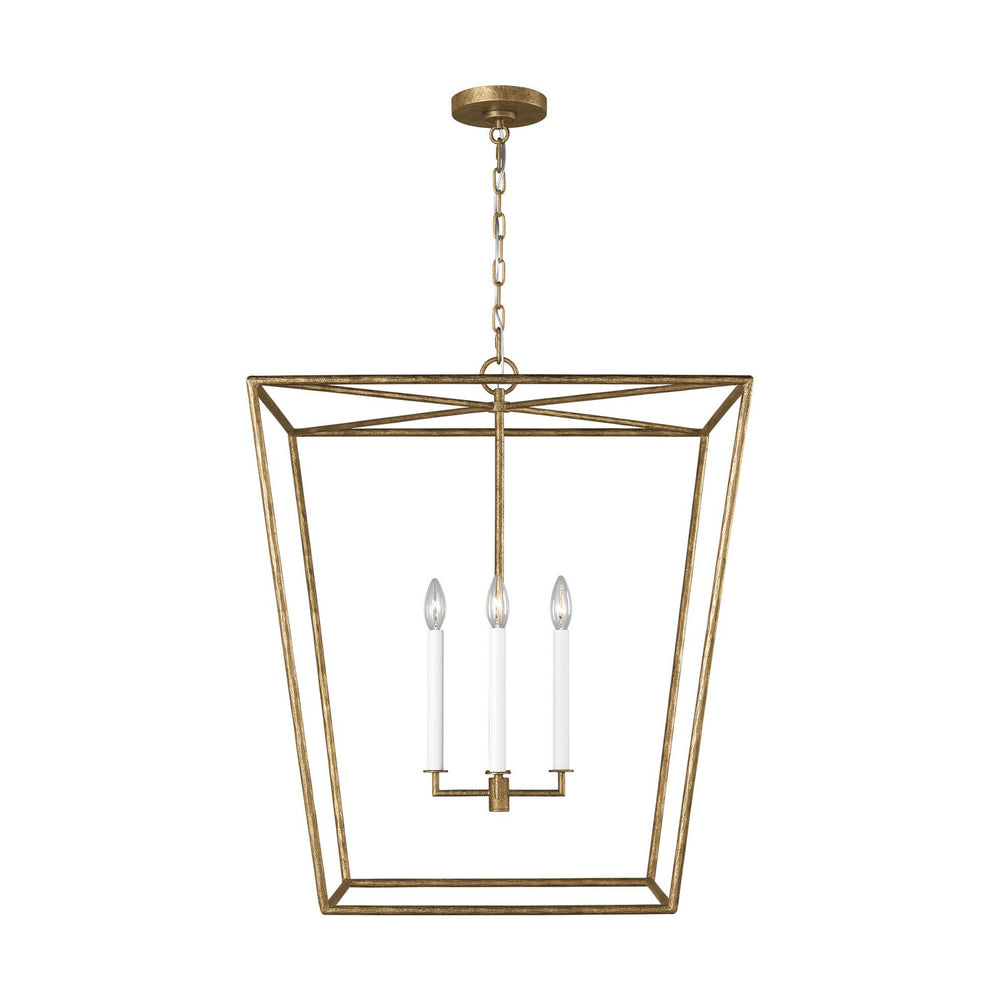Visual Comfort Studio Canada - Four Light Lantern - Viota - Casted Gild- Union Lighting Luminaires Decor