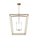 Visual Comfort Studio Canada - Four Light Lantern - Viota - Casted Gild- Union Lighting Luminaires Decor
