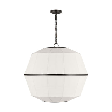 Visual Comfort Studio Canada - Five Light Chandelier - Hikari - Aged Iron- Union Lighting Luminaires Decor