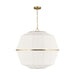 Visual Comfort Studio Canada - Five Light Lantern - Hikari - Burnished Brass- Union Lighting Luminaires Decor