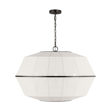 Visual Comfort Studio Canada - Five Light Lantern - Hikari - Aged Iron- Union Lighting Luminaires Decor