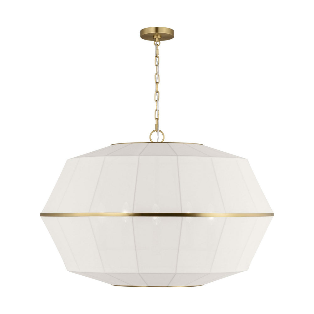 Visual Comfort Studio Canada - Five Light Lantern - Hikari - Burnished Brass- Union Lighting Luminaires Decor