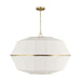 Visual Comfort Studio Canada - Five Light Lantern - Hikari - Burnished Brass- Union Lighting Luminaires Decor