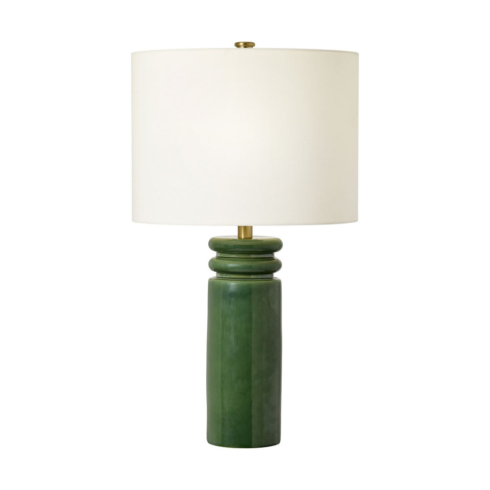 Visual Comfort Studio Canada - One Light Table Lamp - Feikudo - Glossy Light Green- Union Lighting Luminaires Decor