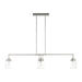 Visual Comfort Studio Canada - Four Light Chandelier - Anders - Brushed Nickel- Union Lighting Luminaires Decor