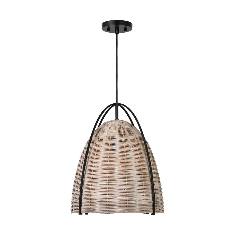 Visual Comfort Studio Canada - One Light Pendant - Norman - Ash Wicker- Union Lighting Luminaires Decor
