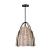 Visual Comfort Studio Canada - One Light Pendant - Norman - Ash Wicker- Union Lighting Luminaires Decor
