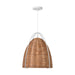 Visual Comfort Studio Canada - One Light Pendant - Norman - Chalk Wicker- Union Lighting Luminaires Decor