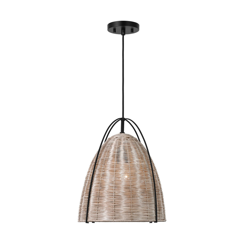 Visual Comfort Studio Canada - One Light Pendant - Norman - Ash Wicker- Union Lighting Luminaires Decor