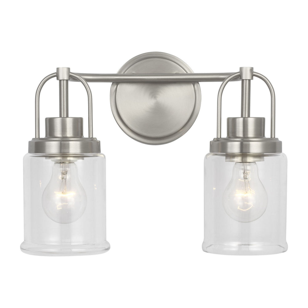 Visual Comfort Studio Canada - Two Light Vanity - Anders - Brushed Nickel- Union Lighting Luminaires Decor