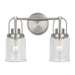 Visual Comfort Studio Canada - Two Light Vanity - Anders - Brushed Nickel- Union Lighting Luminaires Decor
