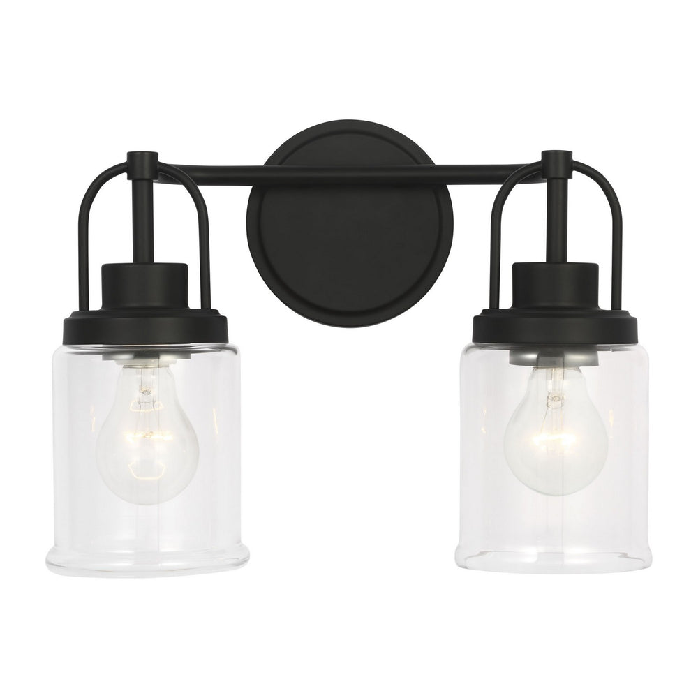 Visual Comfort Studio Canada - Two Light Vanity - Anders - Midnight Black- Union Lighting Luminaires Decor