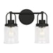 Visual Comfort Studio Canada - Two Light Vanity - Anders - Midnight Black- Union Lighting Luminaires Decor