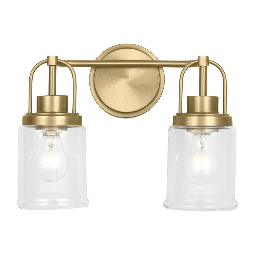 Visual Comfort Studio Canada - Two Light Vanity - Anders - Satin Brass- Union Lighting Luminaires Decor