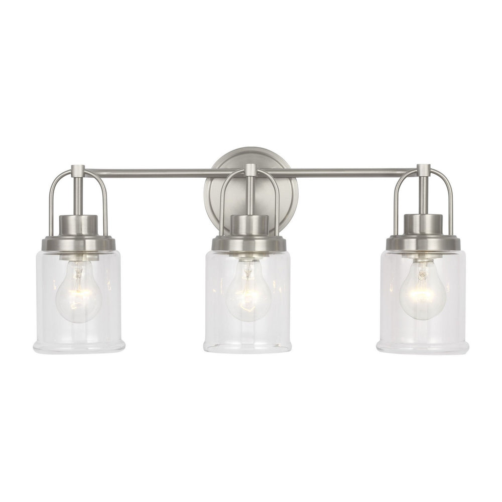 Visual Comfort Studio Canada - Three Light Vanity - Anders - Brushed Nickel- Union Lighting Luminaires Decor