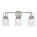Visual Comfort Studio Canada - Three Light Vanity - Anders - Brushed Nickel- Union Lighting Luminaires Decor