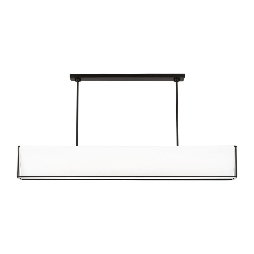 Visual Comfort Studio Canada - LED Linear Chandelier - Velero - Aged Iron- Union Lighting Luminaires Decor