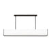 Visual Comfort Studio Canada - LED Linear Chandelier - Velero - Aged Iron- Union Lighting Luminaires Decor