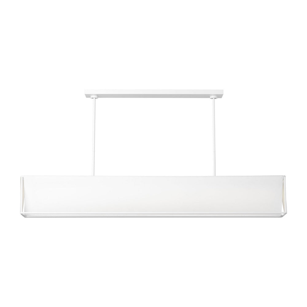 Visual Comfort Studio Canada - LED Linear Chandelier - Velero - Soft Linen- Union Lighting Luminaires Decor