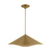 Visual Comfort Studio Canada - One Light Pendant - Echo - Burnished Brass- Union Lighting Luminaires Decor